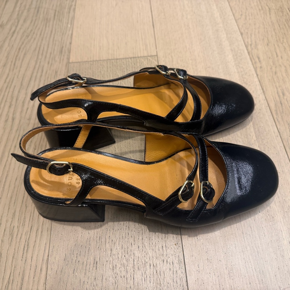 Sezane Black Paula Babies sz 5 - Picture 3 of 4